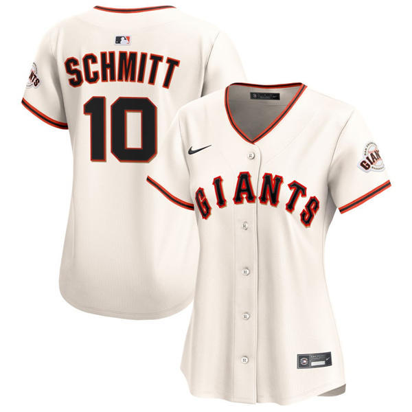 Womens San Francisco Giants #10 Casey Schmitt Nike Cream Alternate Limited Player Jersey