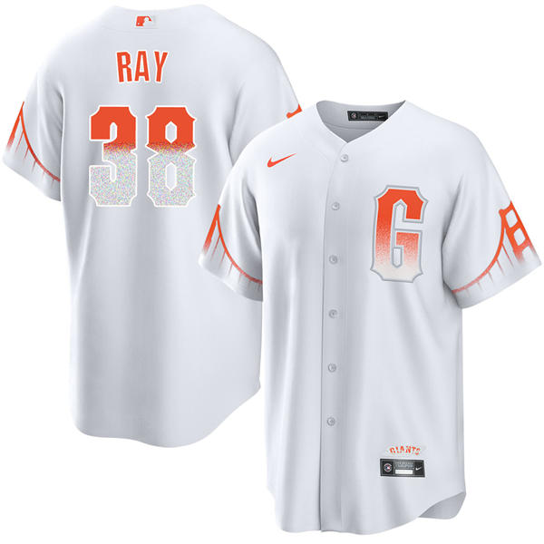 Mens San Francisco Giants #38 Robbie Ray Nike White San Francisco City Connect Limited Jersey