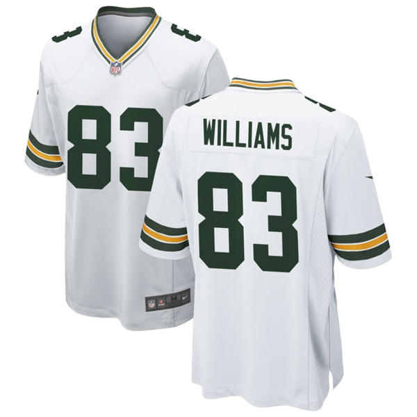 Mens Green Bay Packers #83 Savion Williams Nike White F.U.S.E. Vapor Limited Jersey