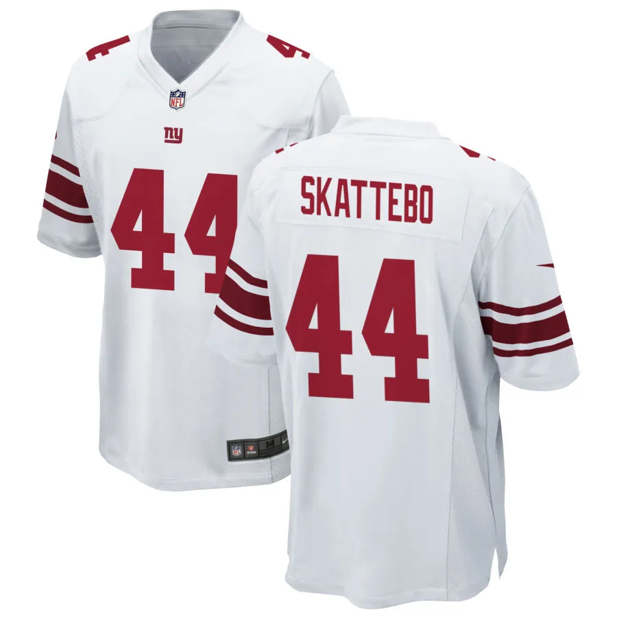 Men's New York Giants #44 Cam Skattebo Nike White Vapor F.U.S.E. Limited Jersey