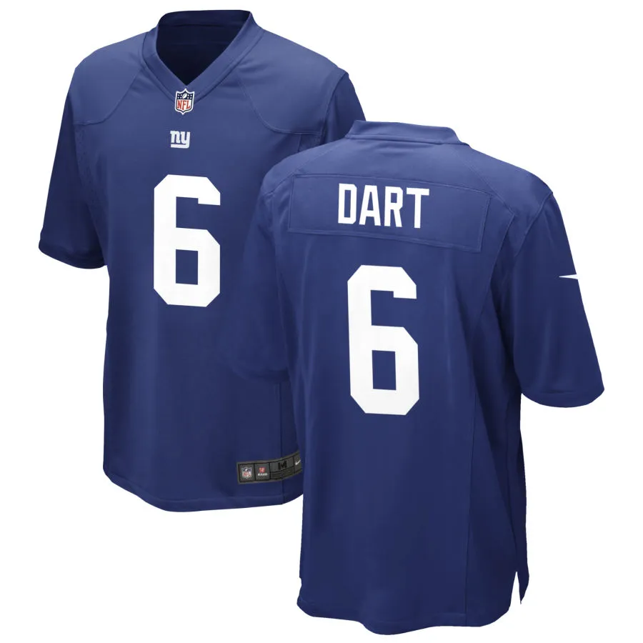 Youth New York Giants #6 Jaxson Dart Nike Royal Limited Jersey