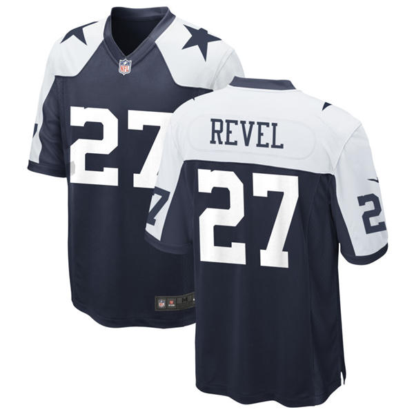 Mens Dallas Cowboys #27 Shavon Revel Nike Navy Alternate Vapor F.U.S.E. Limited Jersey