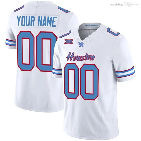 Houston Cougars Custom XII White Special Football Limited Jersey
