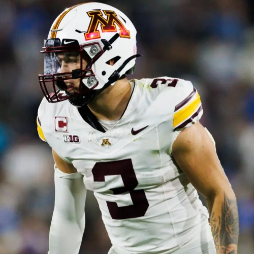 Minnesota Golden Gophers #3 Koi Perich  Nike 2024 White NCAA College Football Game Jersey