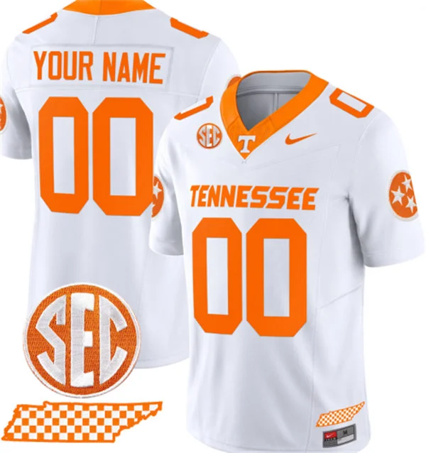 Tennessee Volunteers Custom Nike White Special Tennessee F.U.S.E. Limited Football Jersey