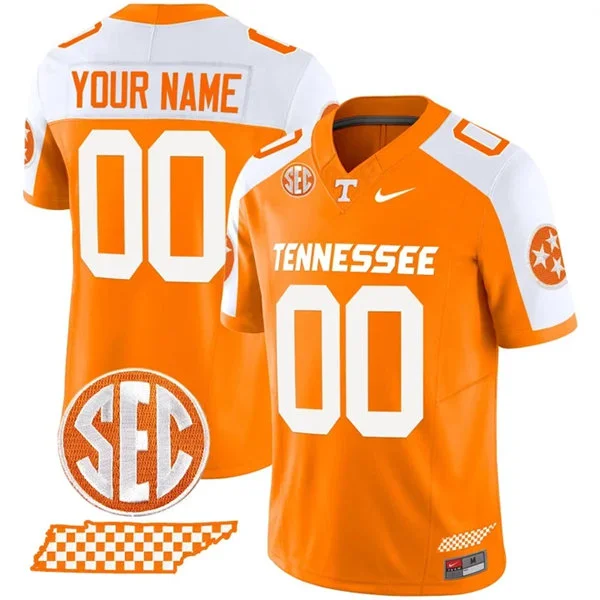 Tennessee Volunteers Custom Nike Orange White F.U.S.E. Limited Football Jersey