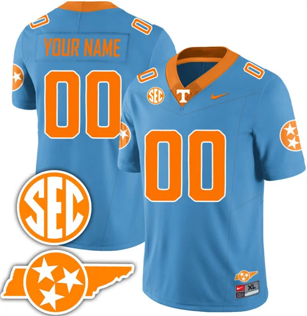Tennessee Volunteers Custom Nike Blue F.U.S.E. Limited Football Jersey