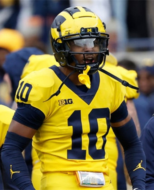 Michigan Wolverines #10 Mikey Keene Gold College Football Game Jersey