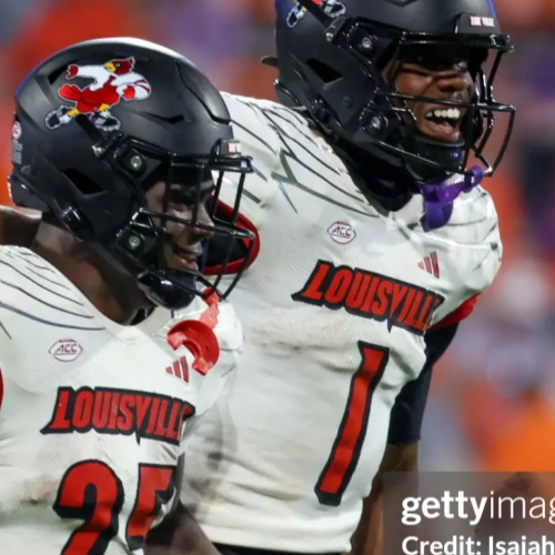 Louisville Cardinals #1 Isaac Brown Adidas 2025 White College Football Jersey