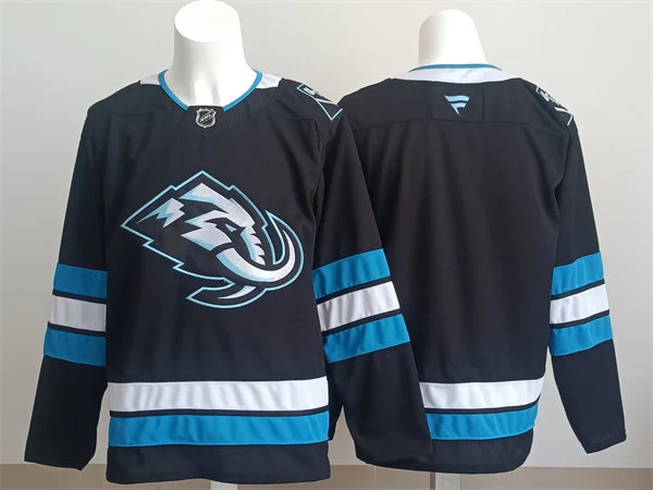 Mens Utah Mammoth Blank Fanatics 2025 Home Black Team Jersey