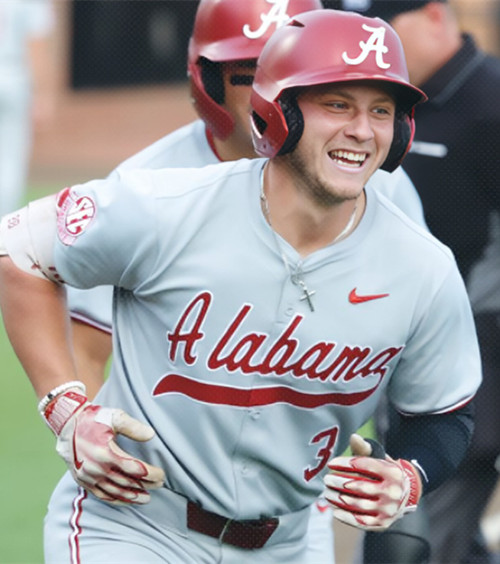 Alabama Crimson Tide #3 Kade Snell 2025 Gray College Baseball Game Jersey