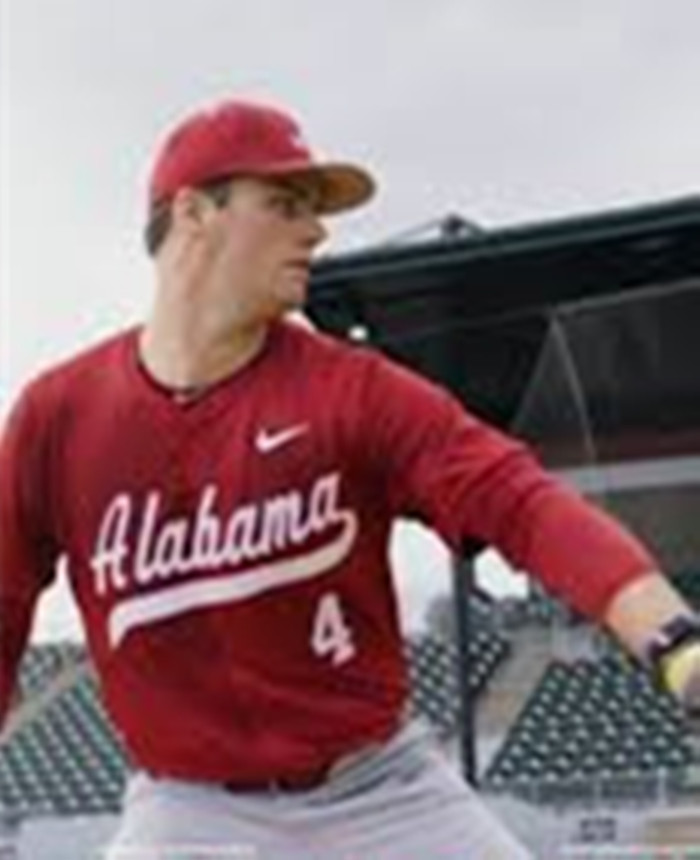 Alabama Crimson Tide #4 Riley Quick Crimson Alabama College Baseball Game Jersey