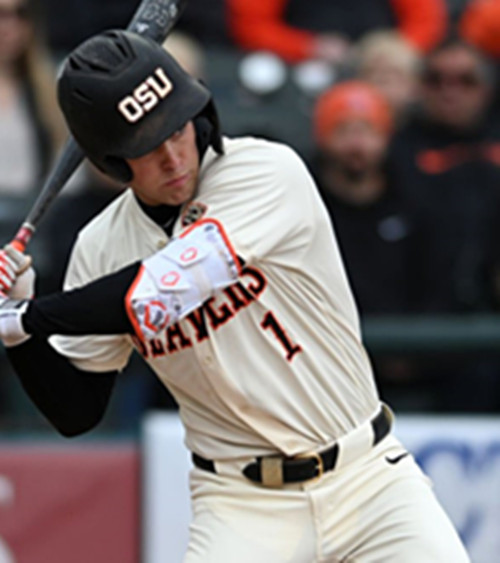 Oregon State Beavers #1 Gavin Turley Cream College Baseball Game Jersey