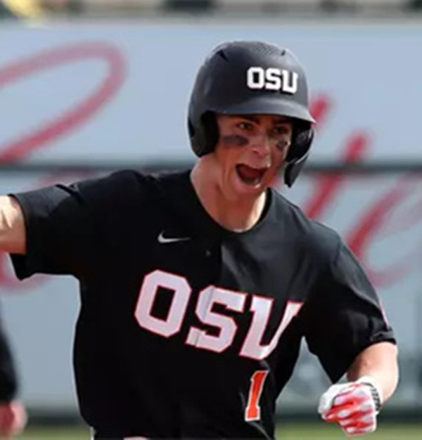 Oregon State Beavers #1 Gavin Turley Black OSU College Baseball Game Jersey