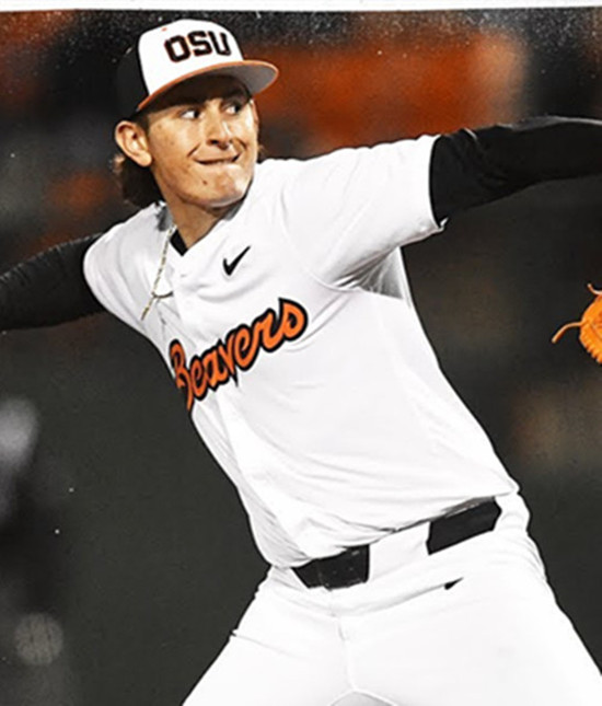 Oregon State Beavers #16 Eric Segura 2025 White College Baseball Game Jersey