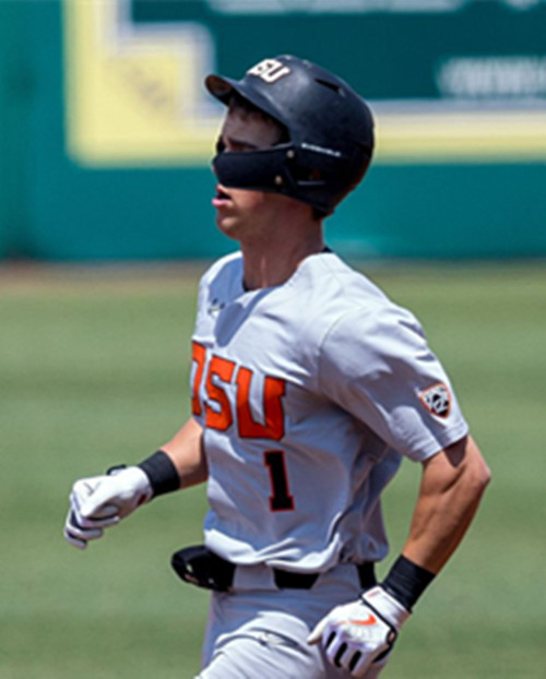 Oregon State Beavers #1 Gavin Turley Gray OSU College Baseball Game Jersey