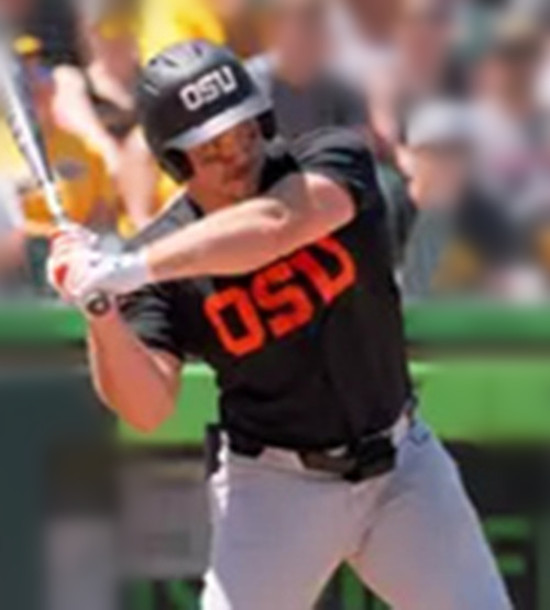 Oregon State Beavers #43 Martin Serrano 2025 Black OSU College Baseball Game Jersey