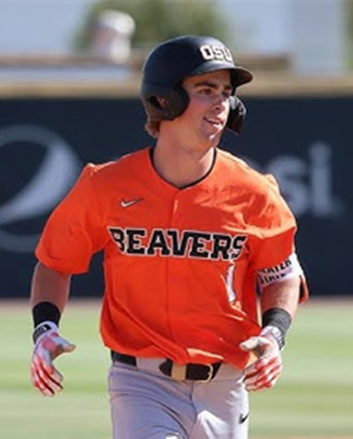 Oregon State Beavers #1 Gavin Turley Orange College Baseball Game Jersey