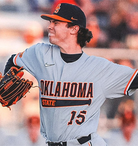 Oklahoma State Cowboys#15 Harrison Bodendorf  Gray College Baseball Game Jersey