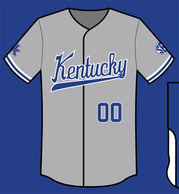 Kentucky Wildcats Custom Nike Gray Fashion College Baseball Limited Jersey