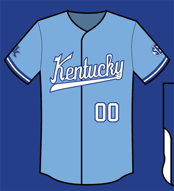 Kentucky Wildcats Custom Nike Light Blue Fashion College Baseball Limited Jersey