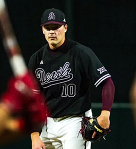 Arizona State Sun Devils #10 Jack Martinez Black College Baseball Game Jersey