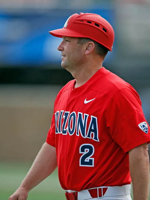 Arizona Wildcats #2 Ethan Guerra 2025 Red College Baseball Game Jersey