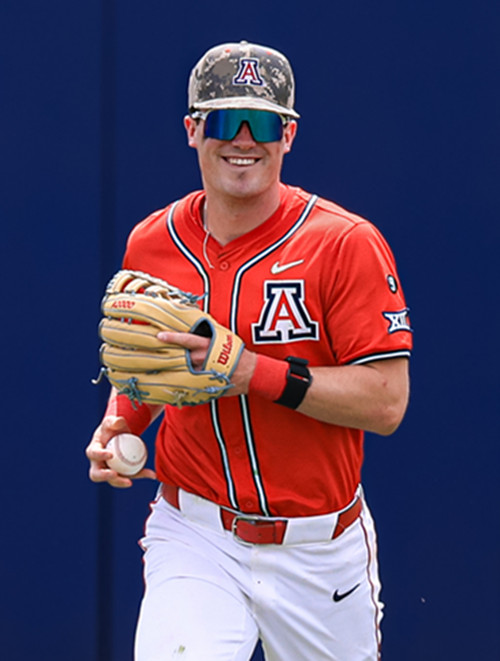 Arizona Wildcats #17 Owen Kramkowski 2025 Red College Baseball Game Jersey