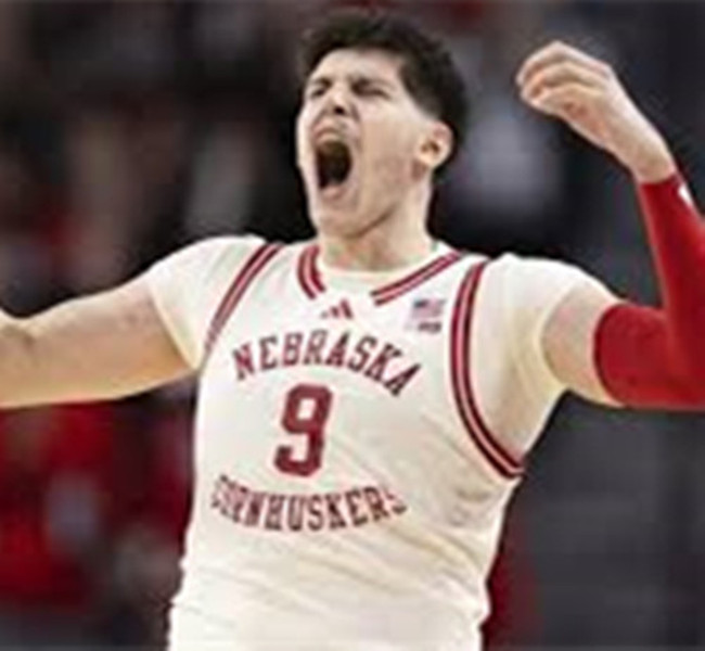 Nebraska Cornhuskers #9 Berke Büyüktuncel 2025 Cream College Basketball Game Jersey