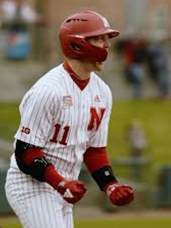 Nebraska Cornhuskers #11 Max Buettenback White Pinstripe College Baseball Game Jersey