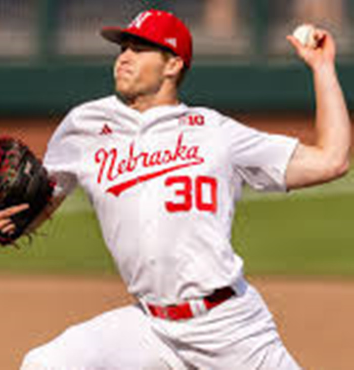 Nebraska Cornhuskers #30 Will Walsh  White College Baseball Game Jersey