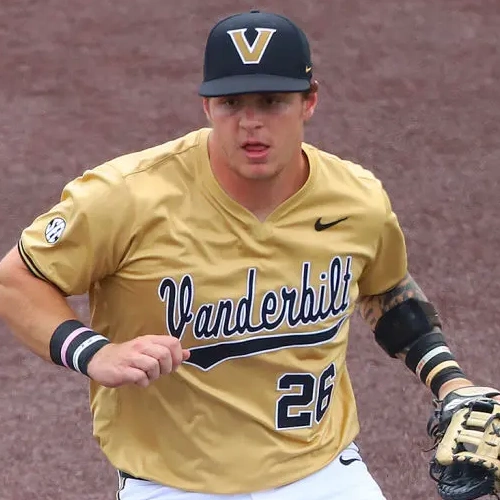 Vanderbilt Commodores #26 Braden Holcomb Nike 2025 Gold Black College Game Baseball Jersey