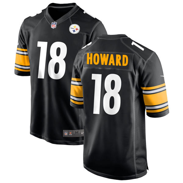 Youth Pittsburgh Steelers #18 Will Howard Nike Black Limited Jersey