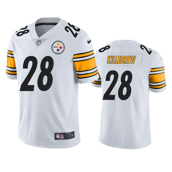 Youth Pittsburgh Steelers #28 Miles Killebrew Nike White Limited Jersey