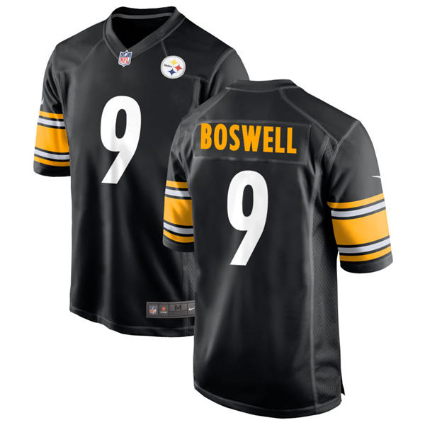Youth Pittsburgh Steelers #9 Chris Boswell Nike Black Limited Jersey