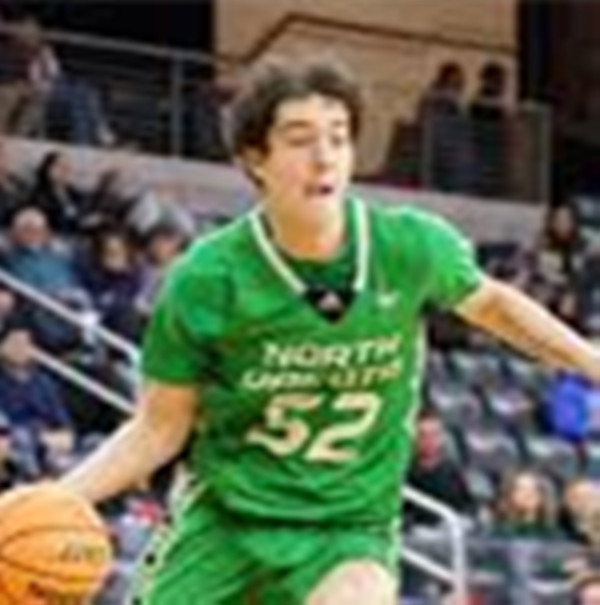 North Dakota Fighting Hawks #52 Treysen Eaglestaff Green College Basketball Game Jersey