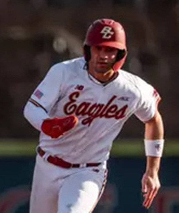Boston College Eagles #25 Austin Hartsell White College Baseball Game Jersey