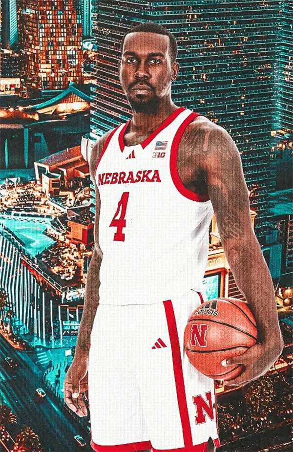 Nebraska Huskers Custom 2025 White Nebraska College Basketball Game Jersey