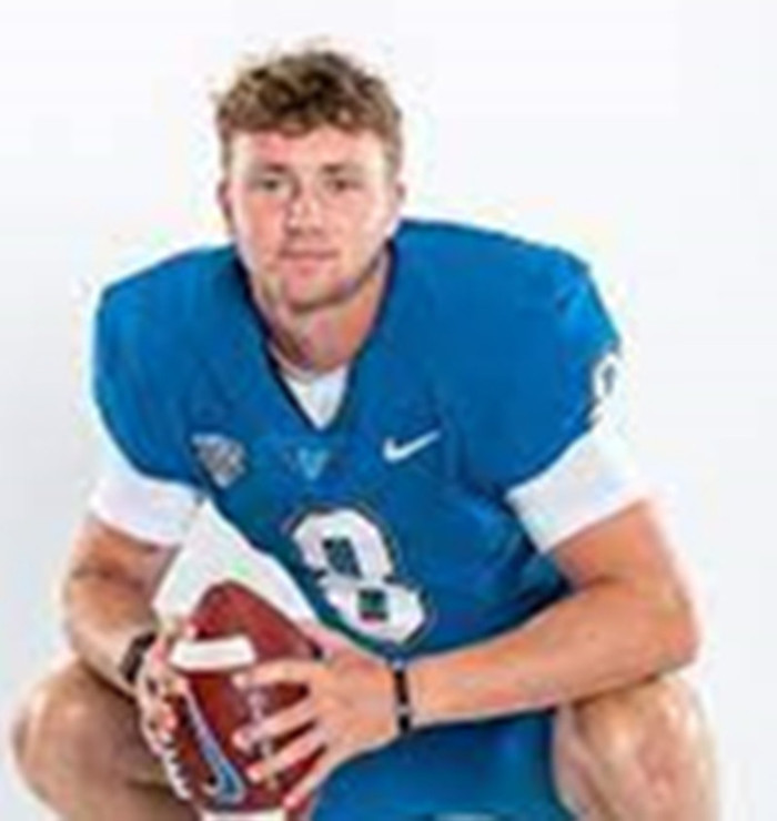 Buffalo Bulls #8 Jack Shields Blue College Football Game Jersey