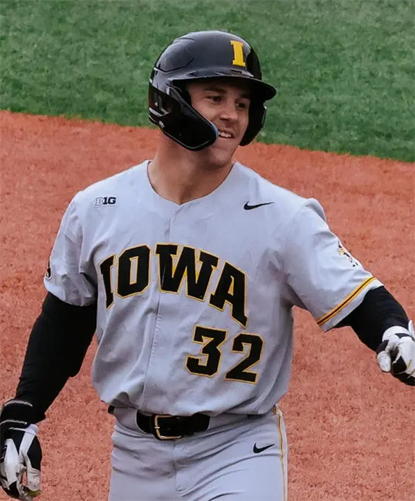 Iowa Hawkeyes Custom 2025 Gray Nike Baseball Game Jersey