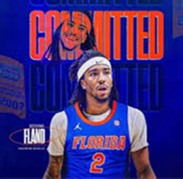 Florida Gators #2 Boogie Fland 2025 Royal College Basketball Game Jersey