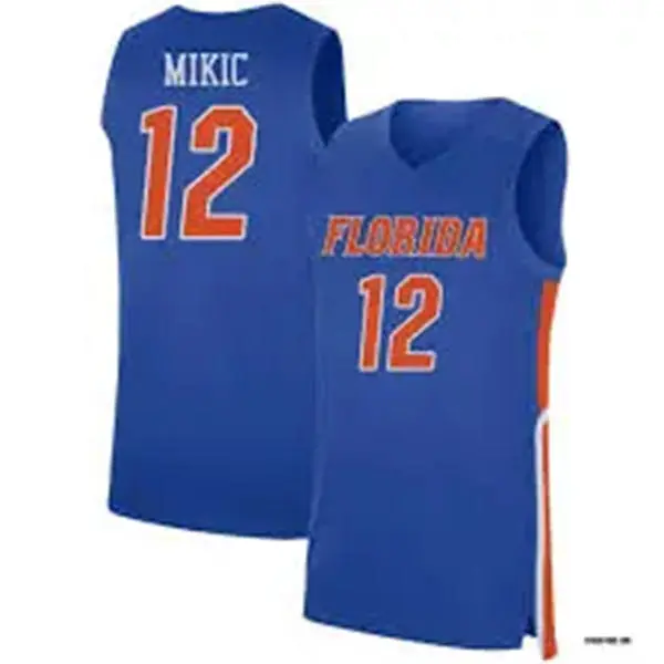 Florida Gators #12 Viktor Mikic 2022 Royal Basketball Jersey