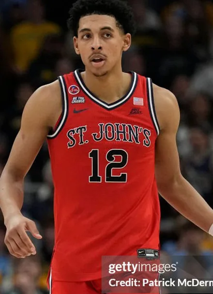 St. John's Red Storm #12 RJ Luis Jr. 2025 Red College Basketball Game Jersey