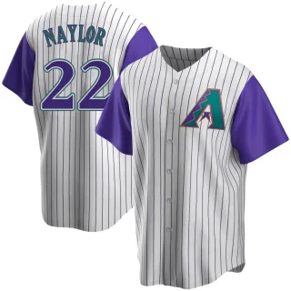 Mens Arizona Diamondbacks #22 Josh Naylor Nike Cream Cooperstown Collection Jersey