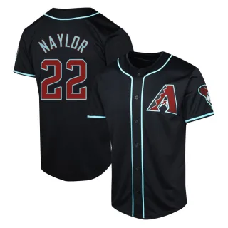 Mens Arizona Diamondbacks #22 Josh Naylor Nike Black Alternate Limited Jersey