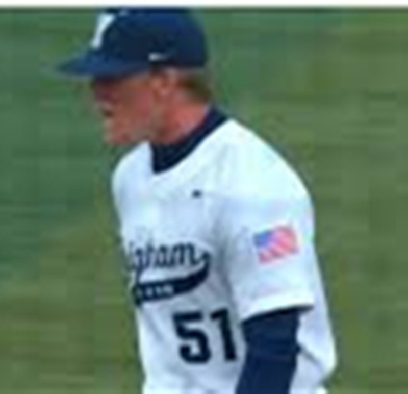 BYU Cougars #51 Ashton Johnson White College Baseball Game Jersey