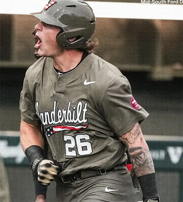 Vanderbilt Commodores Custom Nike 2025 Camo White Baseball Game Jersey