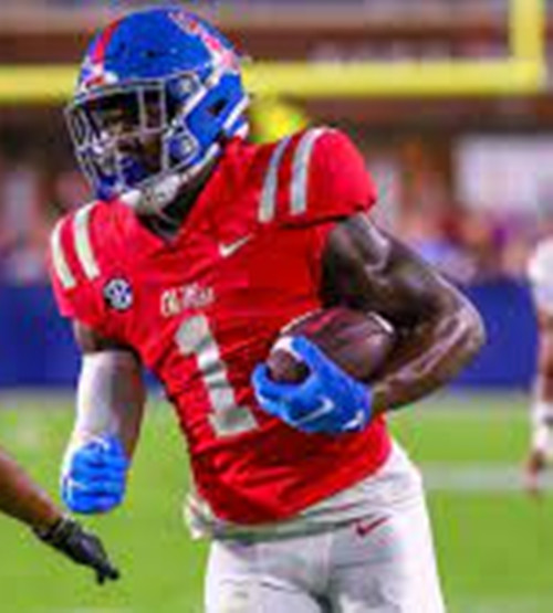 Ole Miss Rebels #1 De'Zhaun Stribling Red College Football Game Jersey