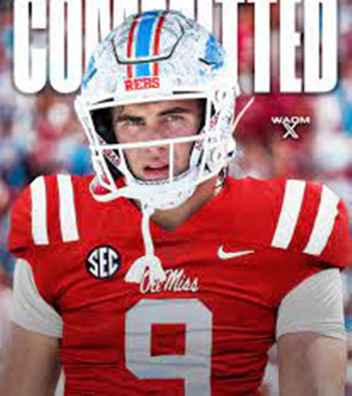 Ole Miss Rebels #9 Luke Hasz Red College Football Game Jersey