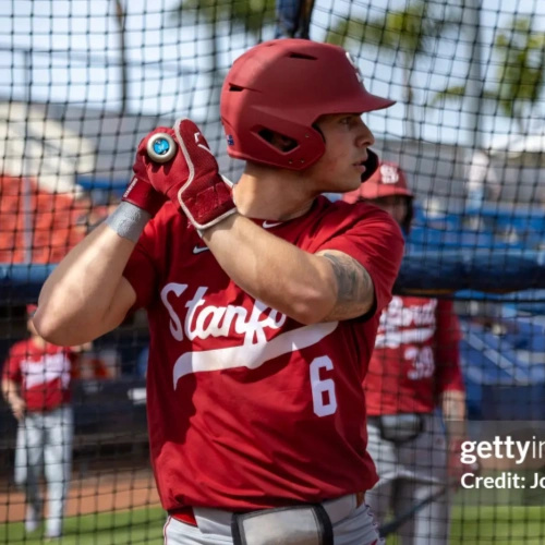 Stanford Cardinal #6 Jimmy Nati Nike Cardinal oblique Wordmark two-Button 2025 ACC Baseball Jersey